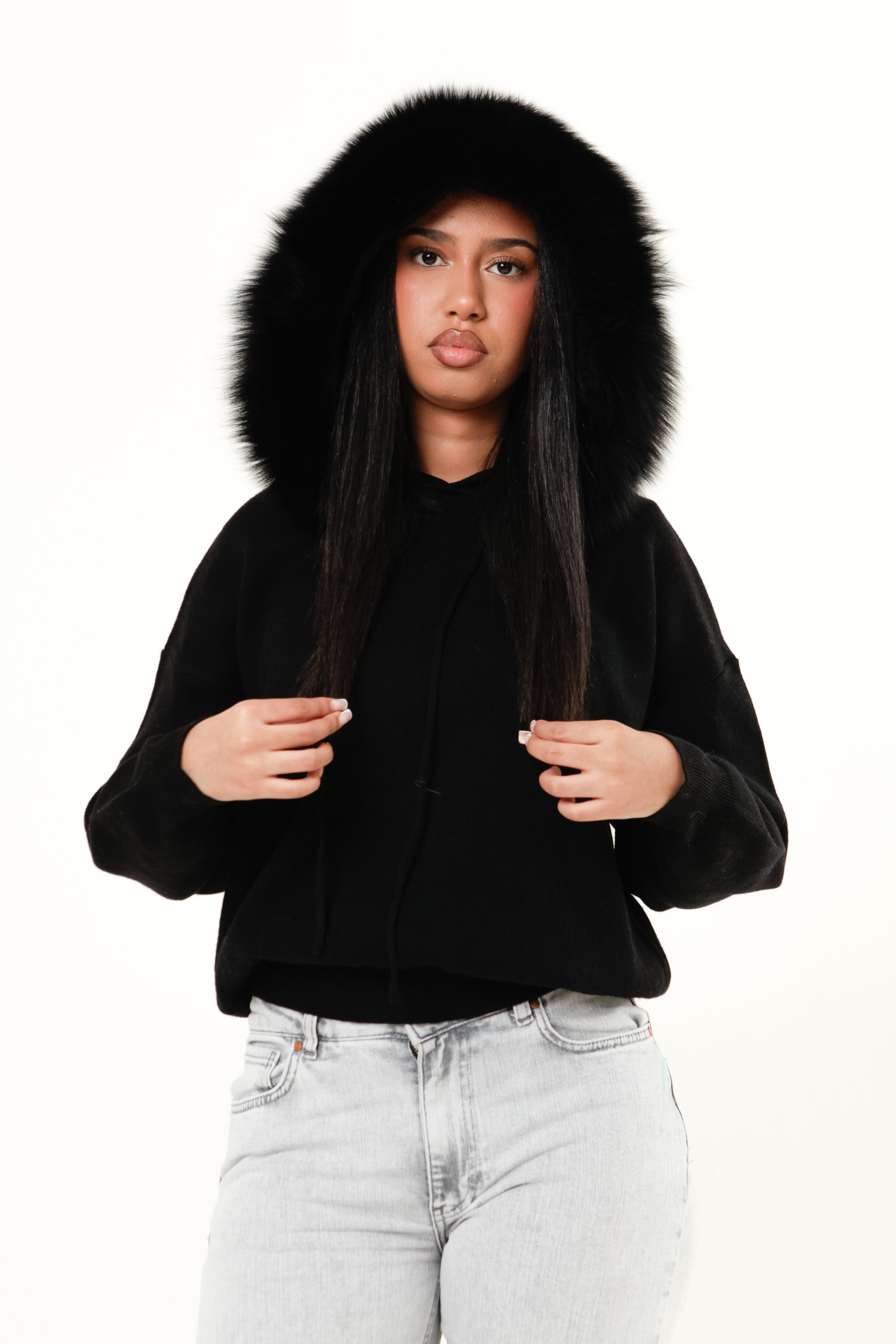 Fur Collar Hoodie